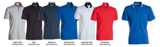 NAUTIC - Polo effetto fiammato