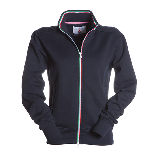 NAZIONALE LADY - Felpa donna con profili tricolore