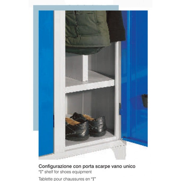 Carica immagine in Galleria Viewer, ARMADIO SOVRAPPOSTO 4 POSTI 70x50x180 cm
