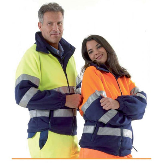 PILE zip intera bicolore AV