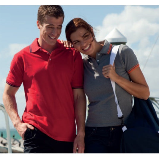 SKIPPER LADY - Polo donna profili a contrasto