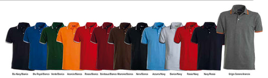 SKIPPER - Polo profili a contrasto