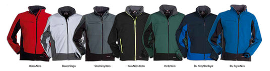 STORM - Giacca in Soft-Shell bicolore