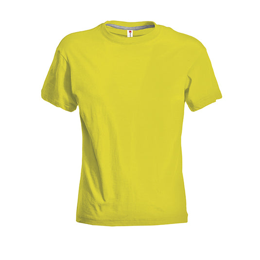 SUNSET LADY FLUO - T-Shirt donna girocollo