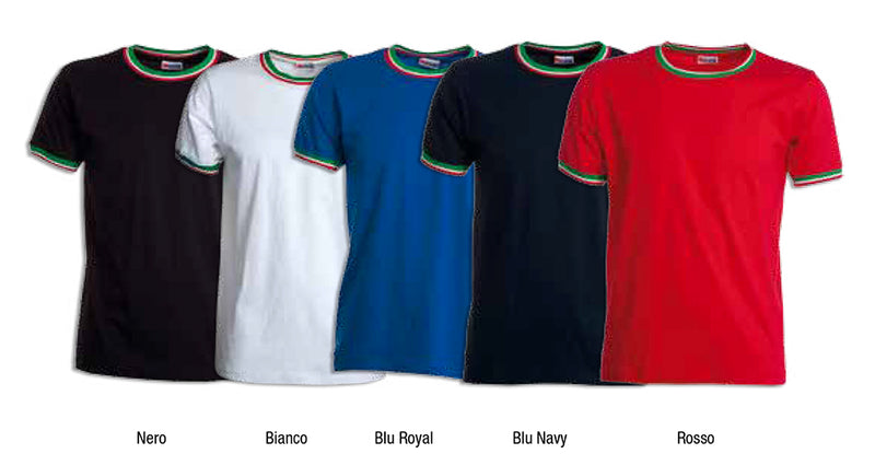 Carica immagine in Galleria Viewer, FLAG - T-Shirt profili tricolore
